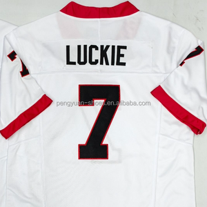 准备发货 Malachi Toney 白色优质缝制美式大学橄榄球球衣 - Product Image 5