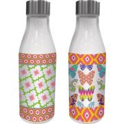 Bouteille d'eau sportive transparente en verre borosilicate personnalisée, faite à la main, design contemporain, écologique, idéale pour les voyages, best-seller