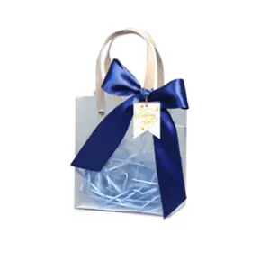 Cadeau transparent sac fourre-tout emballage PVC Transparent bonbons pochette fête d'anniversaire baptême faveurs de mariage boîtes à bonbons Souvenir d'invité