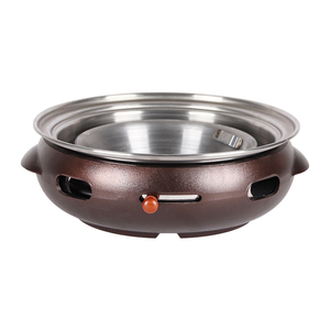 Pinnovao Vỉ Nướng BBQ Than Gang Mặt Bàn Trong Nhà Thương Mại Vỉ Nướng Mặt Bàn Tròn Nhà Hàng Hàn Quốc Nhật Bản Ngoài Trời - Product Image 5