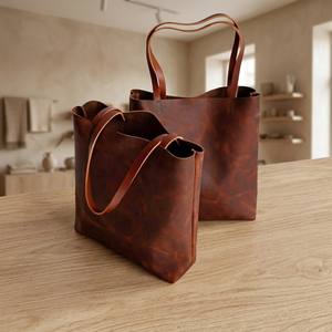 Sac à main en cuir véritable pour femme de qualité supérieure, imperméable, grande capacité, léger, pliable, amovible, pour la Saint-Valentin - Product Image 1
