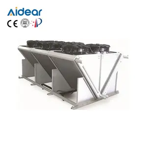 V Type Industrial Energy Saving Dry Air Cooler for Data Center Cooling adiabatic cooling cooler unit