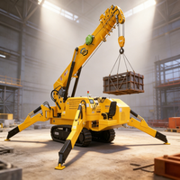 Guindaste Mini Aranha Personalizado RST L-620 de 1, 3, 5 e 10 Toneladas, Guindaste Hidráulico de Esteira para Construção em Múltiplos Cenários