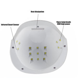 Lámpara de Uñas de Venta Caliente, Máquina de Terapia de Luz de 48W, Sin Manos Negras, Secado Rápido de Esmalte de Gel, Lámpara de Secado para Salón de Uñas - Product Image 3