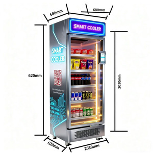 Tủ lạnh thông minh OEM Ai thương mại với nhận dạng hình ảnh, quảng bá thông minh và lưu trữ dung lượng lớn - Product Image 2