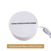 Veilleuse créative en ABS avec support, lumière LED 16 couleurs, télécommande tactile, USB, acrylique, ambiance lumineuse, décoration de chambre, cadeau