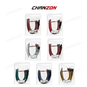 20pcs 3mm Prewired <span class=keywords><strong>LED</strong></span> <span class=keywords><strong>diode</strong></span> phát ra DC 12V Ánh sáng đèn bóng đèn nhấp nháy trắng đỏ màu xanh lá cây màu xanh vàng RGB nhấp nháy Pre cáp có dây - Product Image 5