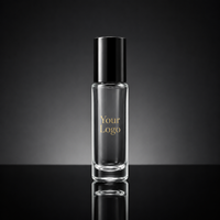 Flacon testeur de parfum 10 ml en verre transparent, cylindrique, à baïonnette, haute qualité, best-seller, personnalisable, directement de l'usine