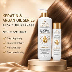 Champú y Acondicionador Profesional con <span class=keywords><strong>Keratina</strong></span> Brasileña, Aceite de Argán Natural y Colágeno - Product Image 4