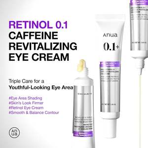 Crema Contorno de Ojos Anua Retinol 0.1 con Cafeína 30g, Fórmula Ligera para Ojeras, Hinchazón, Hidratación y Piel Sensible - Product Image 2