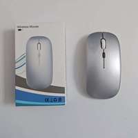 2026 New in Stock Dual Mode Wireless Mouse 2.4GHz/BT Rechargeable Silent Ultra-thin Ergonomic Mice for Laptop Mac Use