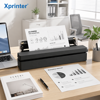 Impresora Térmica Inalámbrica Xprinter P82, Impresora Portátil de Oficina sin Tinta, Tamaño A4, Compatible con PDF, Word, Excel, PPT