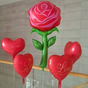Nuevo <span class=keywords><strong>Globo</strong></span> <span class=keywords><strong>de</strong></span> Aluminio con Forma <span class=keywords><strong>de</strong></span> Rosa Estilo Ins para el Día <span class=keywords><strong>de</strong></span> la Madre, San Valentín, Decoración <span class=keywords><strong>de</strong></span> Bodas, Ambiente Festivo - Product Image 2