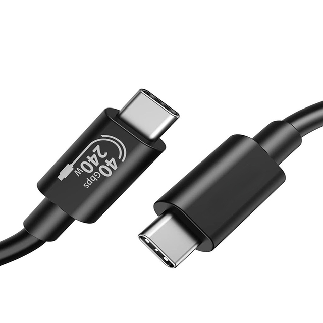 USB C 8K 40Gbps 240W PD Fast Charging Cable for iPhone 15Pro/15ProMax/15/15Plus Type-C Laptop Hub Braid Computer Earphone