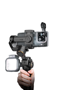 Hohem iSteady M6 estabilizador de 3 ejes 360 rotación ilimitada para teléfonos <span class=keywords><strong>iPhone</strong></span> <span class=keywords><strong>14</strong></span> <span class=keywords><strong>Pro</strong></span> Max y Android, pantalla OLED, grabación de vídeo - Product Image 4