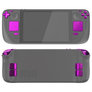 Extremerate ปุ่มเต็มชุดสำหรับคอนโซล LCD Steam Deck อุปกรณ์เสริมสำหรับเล่นเกมสีม่วง - Product Image 1