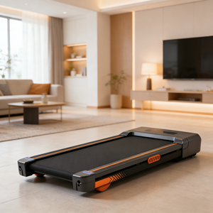 Tapis de course électrique portable sous le bureau, pliable, inclinaison automatique, faible bruit, fitness à domicile pour exercices <span class=keywords><strong>cardio</strong></span> - Product Image 2