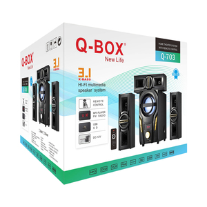Q-BOX Q-703 Mới Loa Woofer Hệ Thống Âm Thanh Rạp Hát Tại Nhà 3.1 Mini Bt Loa - Product Image 6