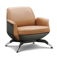 Bureau de réception personnalisé Bureau de direction Commercial Affaires Mobilier de bureau moderne Canapé en cuir pour le bureau