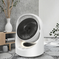 Ventilateur Circulateur sans fil rechargeable, moteur DC, silencieux, économe en énergie, autonomie maximale de 25 heures, batterie USB 5200 mAh, 5 vitesses, automatique