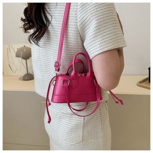 Women's Mini Crossbody Bag Fashionable Candy Red Envelope Shell Design with <strong>Geometric</strong> Pattern <strong>Japanese</strong> Style Made of PU - Product Image 6