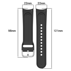 Correa de Silicona Oficial de 22 mm para <span class=keywords><strong>Xiaomi</strong></span> Watch S2, para <span class=keywords><strong>Amazfit</strong></span> <span class=keywords><strong>GTR</strong></span> <span class=keywords><strong>3</strong></span>, Correa de Reloj Inteligente, Accesorios para Pulsera - Product Image 3