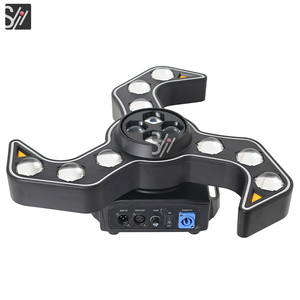 Luci Disco DJ DMX Bee Eyes Professionali a LED Luna Piena Scimitarra Nuova 120w 4in1 Testa Mobile Colorata per Palcoscenico - Product Image 6