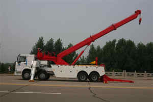 Auto Mobile Transporter 15-50 Ton Flatbed Traino Attrezzature Camion Veicolo di Traino Camion Demolitore - Product Image 5