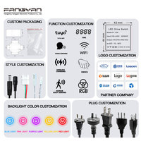 Interruptor táctil oculto para muebles, sensor LED invisible para armario/guardarropa, compatible con paneles de madera de 25 mm, 110V/220V