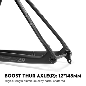 <span class=keywords><strong>Cuadro</strong></span> de Bicicleta de Montaña de Fibra de <span class=keywords><strong>Carbono</strong></span> TOSEEK 29er Boost 12x148mm T800, <span class=keywords><strong>Cuadro</strong></span> de Bicicleta MTB Ligero, Cableado Interno BSA, para Carreras XC - Product Image 6