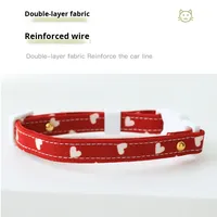 Anneau de cou d'été pour nouveau-né chat chiot chien pour boucle de sécurité spéciale anti-perte accessoires de collier pour animaux de compagnie