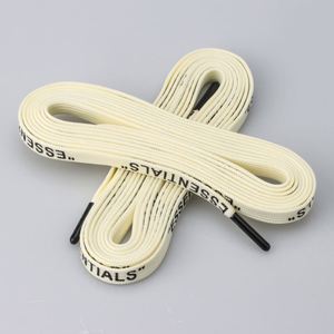 Wholesale YUSEN Colorful 1cm Polyester Flat Shoelaces <b>Rope</b> Pure Color Hollow Sneaker Hoodie Pants Draw Cord Printed Logo Custom - Product Image 3