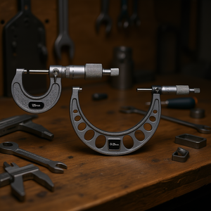 Ttake External <b>Micrometer</b> 0-25mm Precision Measurement Tool - Product Image 3