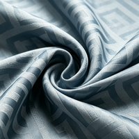 Tissu Brocart 100% Polyester Teint Jacquard, Prix Compétitif, Durable, Élégant, Poids Moyen 100GSM, Largeur 98 Pouces, Idéal pour Rideaux