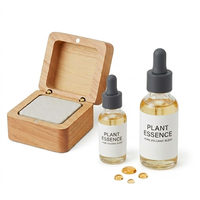 Diffuseur en bois de hêtre naturel personnalisé avec pierre de lave, boîte à couvercle magnétique, ensemble de pierres d'aromathérapie aux huiles essentielles en vrac pour la maison et le bureau