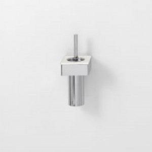 Agape 369 in acciaio inox porta scopino moderno tazza di vetro per bagno cucina Hotel - Product Image 1