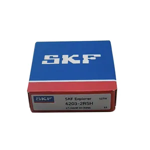 Cuscinetto a sfera originale SKF 6203 con scanalatura profonda 6203-2RSH Made In China