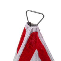 Trépied portable pliable avec film réfléchissant à 3 faces de quatrième qualité pour panneaux de signalisation, tentes déroulables et zones de chantier