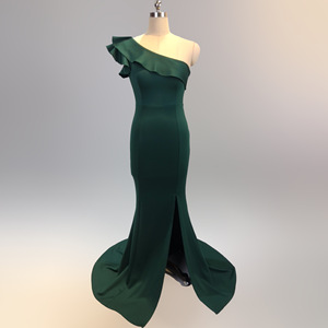 Nuevo Vestido de Noche para Mujer, Elegante Vestido Largo Rosa Noble, Sexy y Delgado - Product Image 4