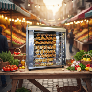 Machine à poulet rôtie XY, chauffage électrique, rôtissoire <span class=keywords><strong>verticale</strong></span> pour cantine - Product Image 4