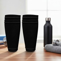 Chaussettes de football douces en polyester tricoté respirant avec protection intégrée pour adultes – Confortables pour l'entraînement