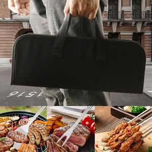 ชุดแปรงย่างบาร์บีคิวสแตนเลสขนาด14/16นิ้วชุดอุปกรณ์เสริมอุปกรณ์บาร์บีคิวอุปกรณ์ทำความสะอาดที่มีประสิทธิภาพสำหรับเตาย่างของคุณสินค้ามาใหม่ - Product Image 6