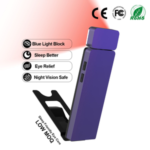 Wholesales Clip on <b>Book</b> Reading Light 670nm Red Light Rechargeable Long Lasting LED <b>Book</b> Mini Reading Light Lamp for Reading - Product Image 1