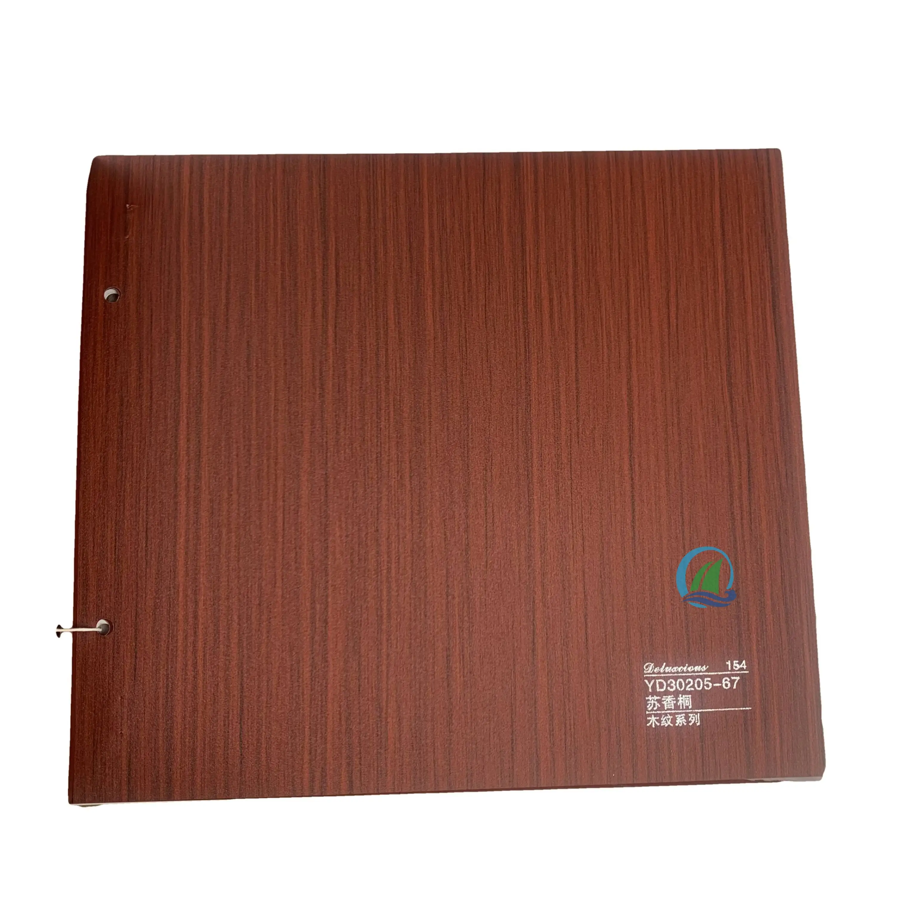 Placa aquecedora de madeira padrão de madeira vermelha, pele revestida pvc metal revestido pré-pintado de folha de aço cobertura de aquecedor de água