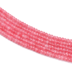 Perles de pierres précieuses naturelles de haute qualité, œil de chat blanc, corail, jade, 8 mm, coupe brillante, polies - 2608 - Product Image 4