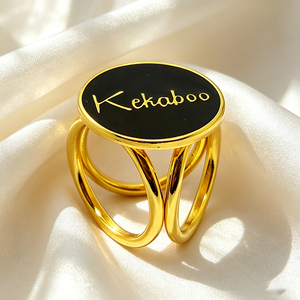 Customized Metal <b>Badge</b> Circular Engraved Luxury <b>Pin</b> On Nickel-Free Fashion Statement Piece - Product Image 2