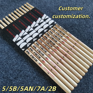 Baquetas Vic Firth American Classic 5A 5B 7A 5AN 2B con punta de madera. Admite personalización. - Product Image 6