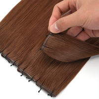 Personnalisé pour les extensions de cheveux humains de qualité russe # 350 Cheveux Remy Double Drawn de Couleurs Variées, Blanchis, Disponibles en Diverses Couleurs