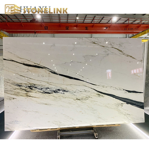 Đông thiêu kết đá bảng trắng thiêu kết đá Oriental Trắng calacatta slab Gốm Đá Cẩm Thạch đá cho sàn - Product Image 4