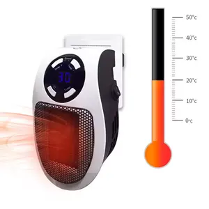 Riscaldatore elettrico radiatore riscaldatore a distanza macchina inverno Mini riscaldatore ad aria elettrico Display a LED riscaldatore portatile stufa a ventola